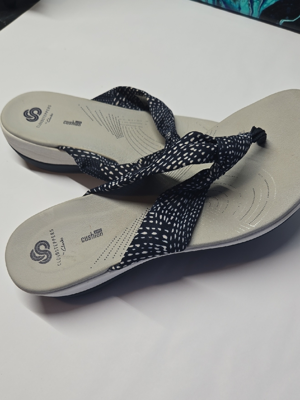 CloudSteppers By Clarks Fabric Strap Sandals